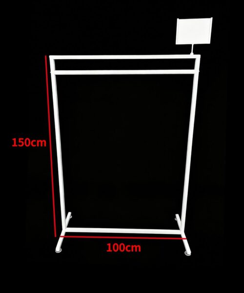 סטנד סינגל צבע לבן רוחב 100 ס"מ