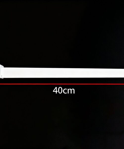 מוט לצמודה ישר לבן באורך 40 ס"מ