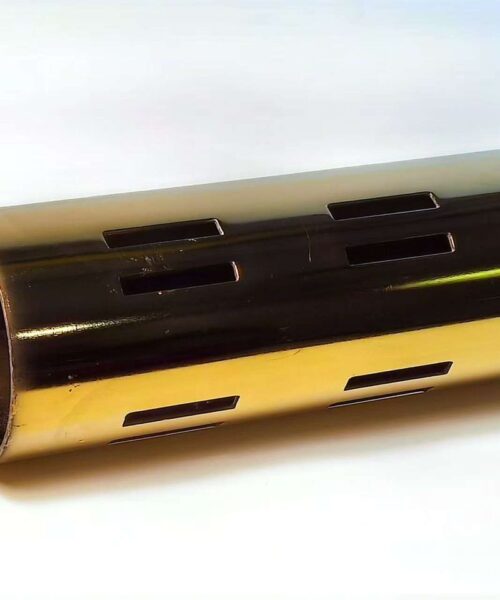 רלס עגול בצבע זהב באורך 240 ס"מ