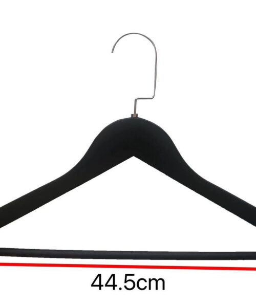 קולב עץ בצבע שחור ראש גדול